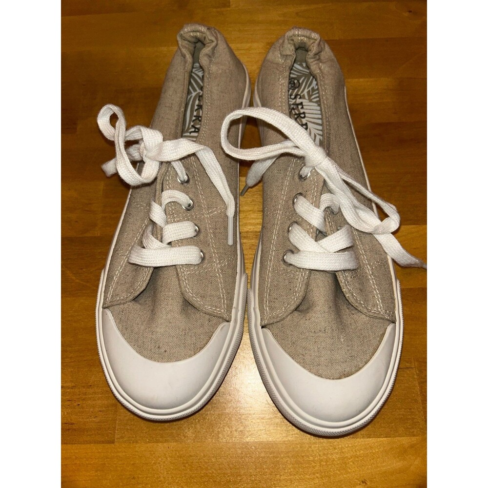 New Womens Serra Khaki Flats Size 9